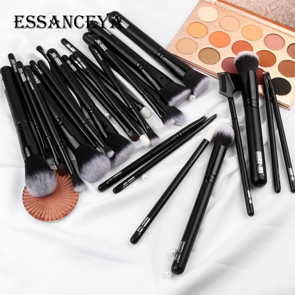 ESSANCEYA 10/27 шт. набор кистей для макияжа кисть для растушевки теней Кисть для макияжа Инструменты Кисти для макияжа, мягкие синтетические волосы для Красота макияж