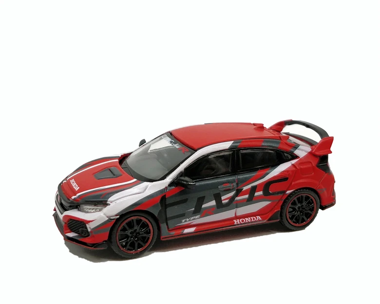 Мини GT 1: 64 Honda Civic Тип R игрушечный автомобиль игрушки для детей литая модель автомобиля подарок на день рождения