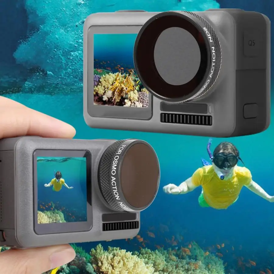 Фильтр для объектива ND4 ND8 ND16 ND32 для спортивной экшн-камеры DJI Osmo s набор фильтров нейтральной плотности для DJI Osmo аксессуары