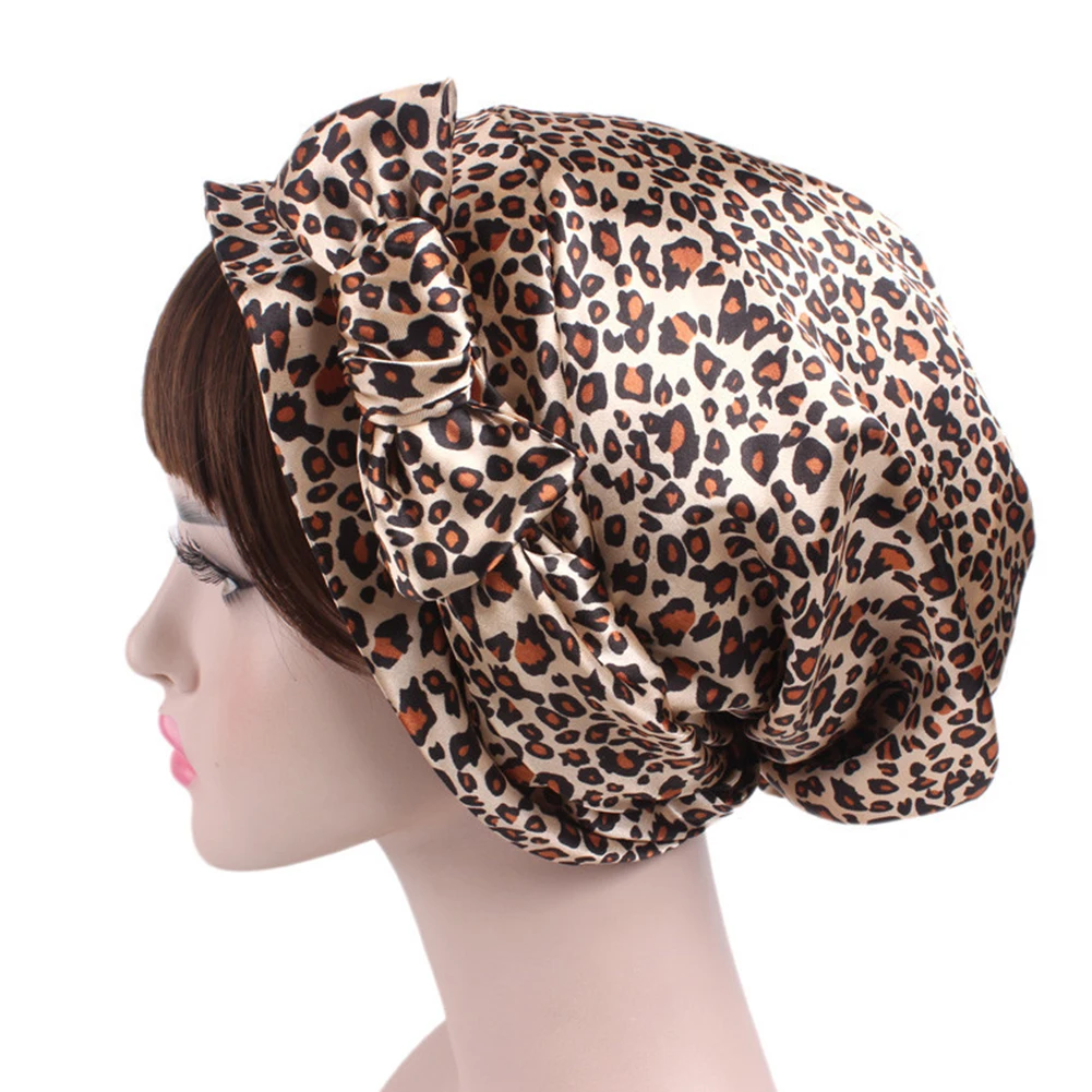 C Women Bow Long Scorpion Comfortable Hair Loss For Cancer Chemotherapy Cap Accessories Casual Fashion Ribbon Sleeping Hat Beanie - Цвет: C