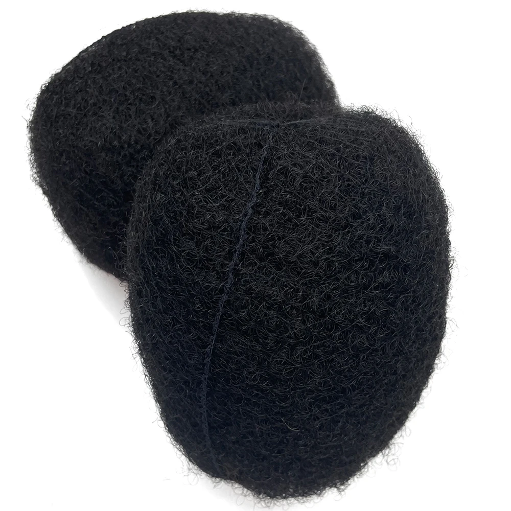 Tight Afro Kinky Human Hair,Ideal for Making,Locs Repair,Extensions,Twist,Braids 4 Bundles/Package #1 Jet Black