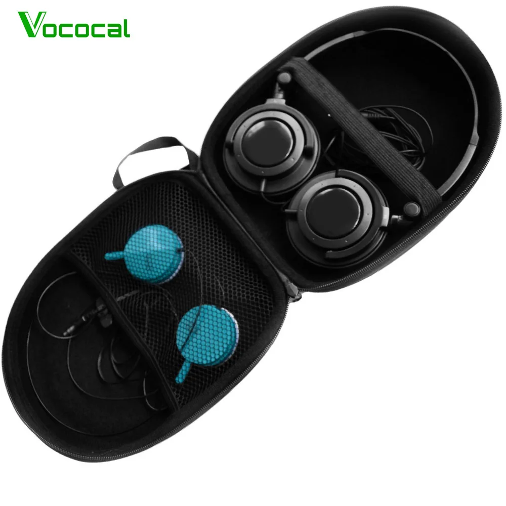 Vococal наушники кабель EVA сумка для хранения чехол наушников Bose Sony Philips Audio Technica JBL