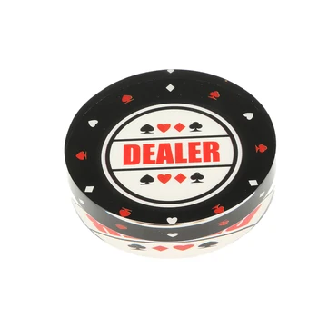 

Professional Casino Board Games Accessory Round Dealer Button 3inch