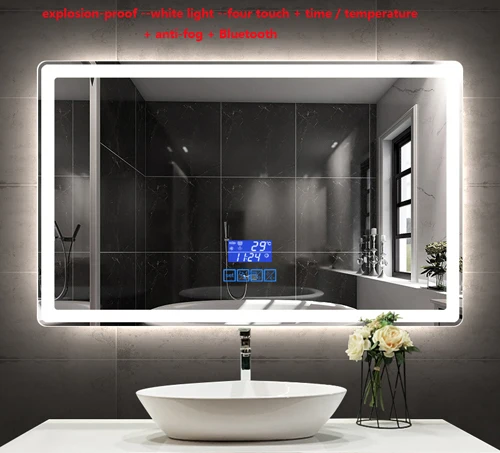 Package 3 CTL305 настенное светодиодное зеркало для ванной комнаты интеллектуальное HD Зеркало для ванной взрывозащищенное противотуманное зеркало белый/теплый светильник 110 В/220 В - Цвет: Package 3
