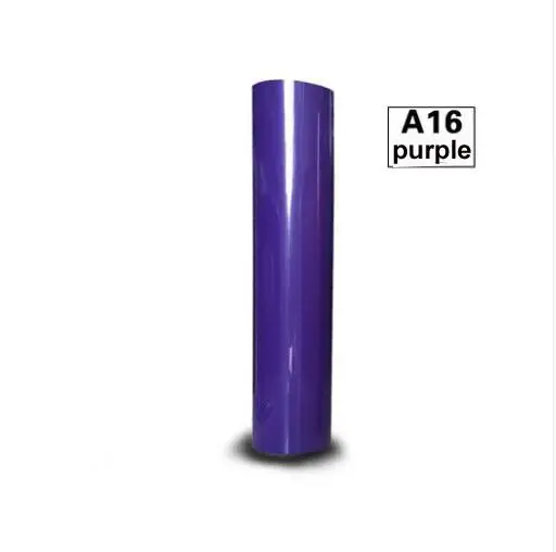 purple 1 лист 30 см x 25 см ПУ теплопередающие футболки Утюг на HTV печати - Цвет: purple