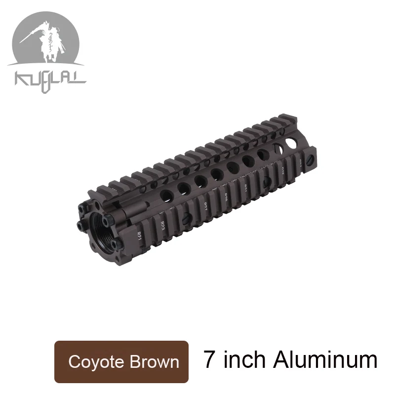 " 9" 1" поплавок MK18 RISII ствольная накладка Пикатинни игрушечная железная дорога часть для гелевых бластеров водяной пистолет - Цвет: MK18 7 Inch Coyote