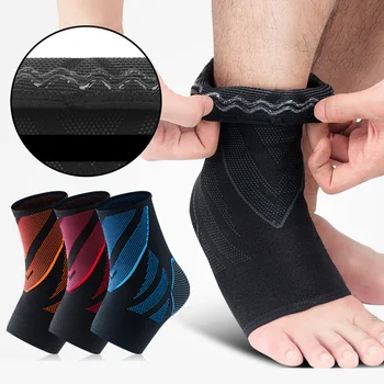 1 Pc Gebreide Enkel Protector Sport Veiligheid Compressie Ankle Brace Basketbal Voetbal Anti-Verstuiking Letsel Enkel Mouw