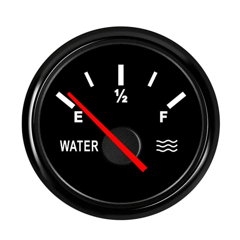 Нержавеющая сталь лодка уровень воды датчик уровня воды автомобиля бак для воды индикатор 190 ом для авто грузовик морской автомобиль метр - Цвет: Black 1-2