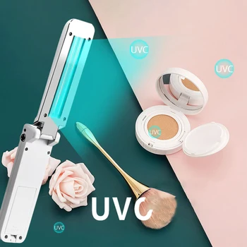 

Handheld UV Sterilization lamp Home Office Travel Ultraviolet Portable Disinfection Lamp Battery Household Clamshell Safety tool