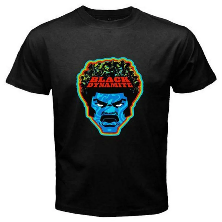 Новый черный динамит действие комедийный фильм значок размер Usa США футболка En2
