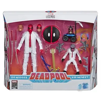 

Original Marvel Legends Figurine 6'' Deadpool Hit Monkey with Guitar Accessories Joints Doll Action Figure Collectible Model Toy