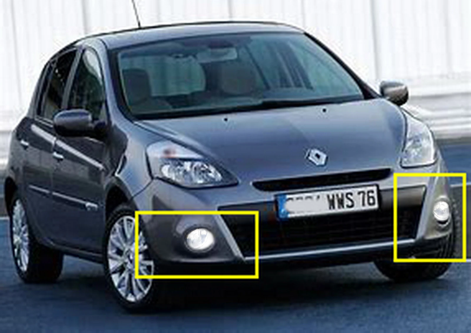 2x30 Вт Светодиодная лампа Samsung передний противотуманный светильник L& R для Renault Espace Лагуна мастер