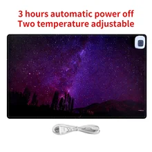 

Regular Power-off Table Warming Pad Leather Heating Pad Two-speed Temperature Control Office Winter Desktop Safety Heating Pad