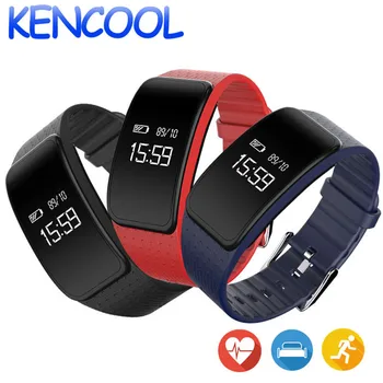 

KENCOOL Smart Bracelet Wristband Watch Heart Rate Monitor Blood Pressure Fitness Tracker