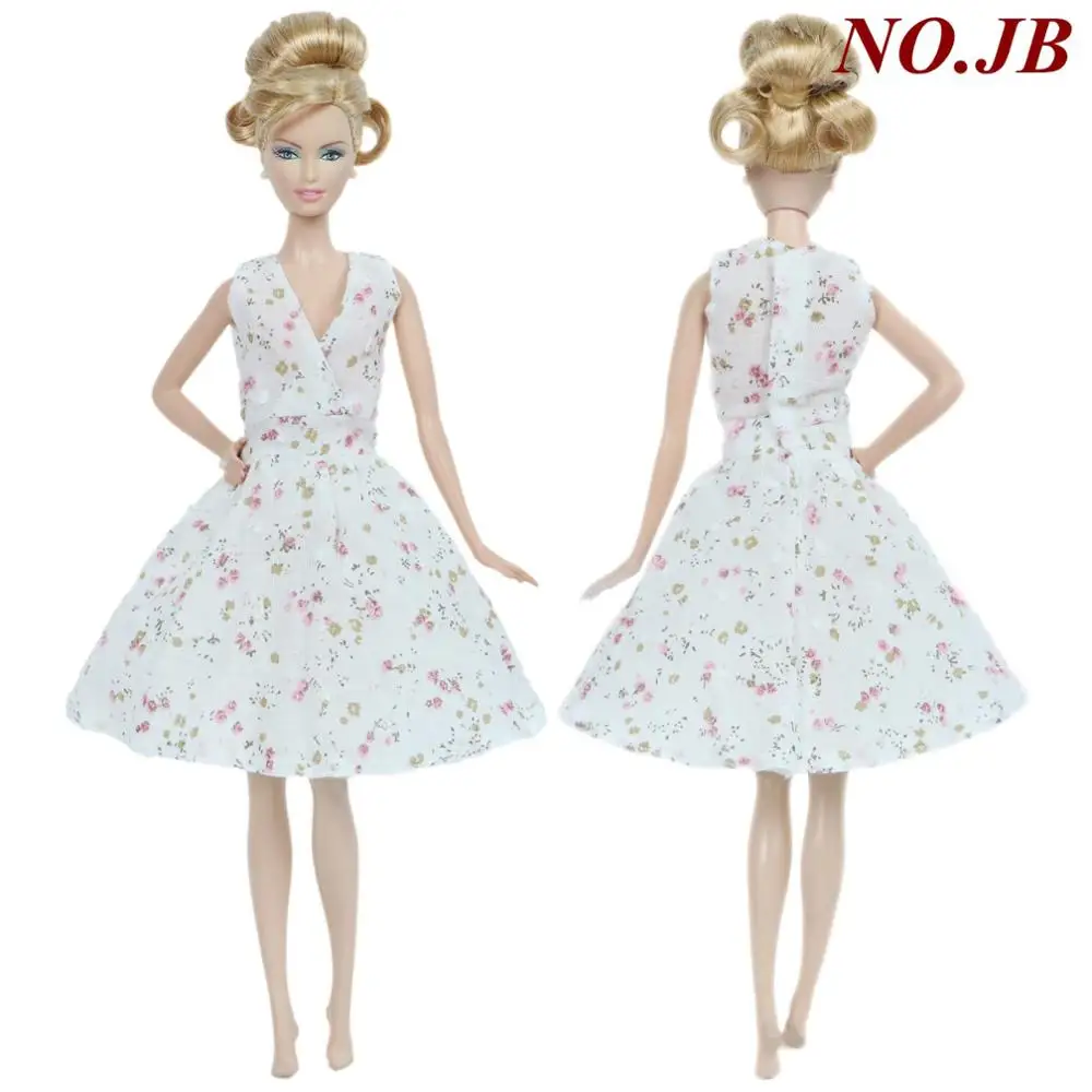 Высококачественное модное платье для куклы Барби, летняя одежда для свиданий, короткая юбка, пикантный халат, Одежда для кукол, аксессуары, детская игрушка - Цвет: NO.JB
