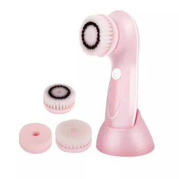 

3 Heads / Set Multifunctional Electric Face Cleanser Usb Rechargeable Facial Washing Brush Machine Face Skin Care Tools