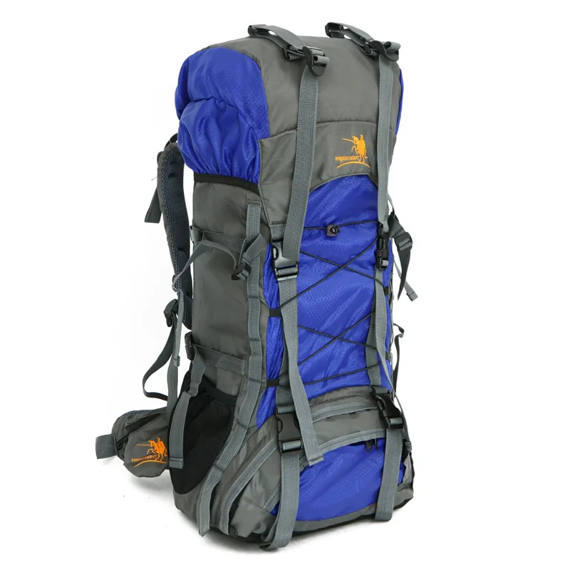 50л походный водонепроницаемый походный мужской рюкзак, рюкзак для альпинизма, женская сумка для треккинга, охоты, альпинизма, большой емкости - Цвет: 003