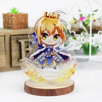 

Fate Go Stand Plate Model Anime Cartoon Figure Fate Grand Order FGO Saber Archer Stand Holder Board Best Friend Christmas Gift