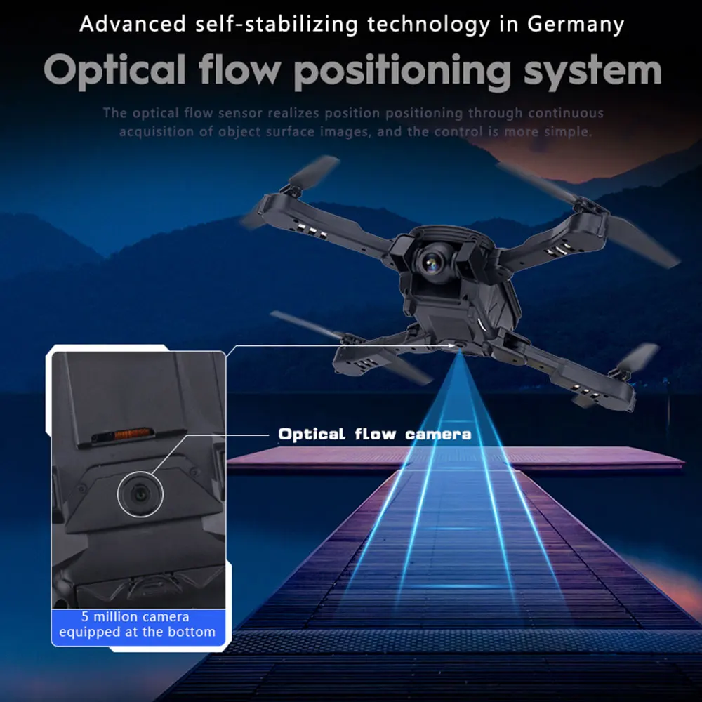 Gps следование wifi FPV с широким углом HD 1080 P/4 K камера режим удержания высоты складной рычаг RC Квадрокоптер Дрон RTF Дрон для детей подарок