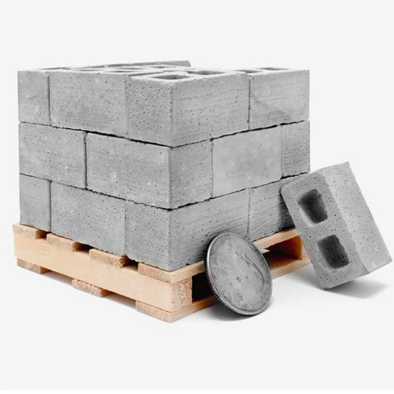 Обучающий класс стены цементная игрушка Новый 32 шт Мини цементный шнек кирпичи построить свой собственный крошечные стены мини Красные