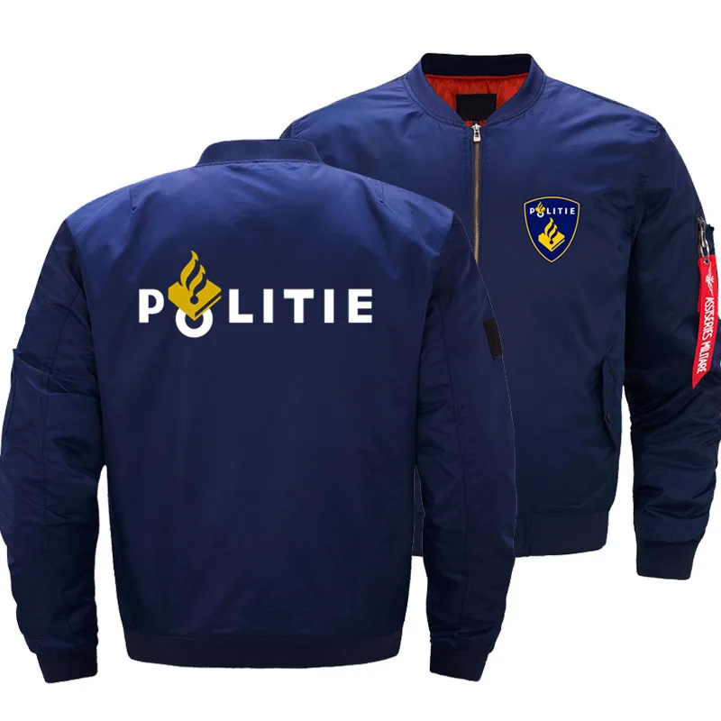 Мужская повседневная куртка для мужчин Ma1 Pilot netherland Politie Police мужской Hombre мужские ветровки бомбер куртки пальто 5XL Homme