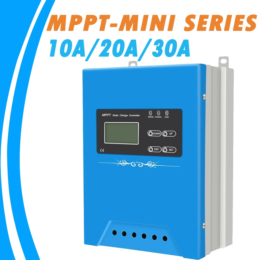 10A 20A 30A MPPT Солнечный контроллер 12 В 24 в 48 в солнечный регулятор заряда поддержка свинцово-кислотный Ternary литиевая батарея RS485 Wifi GPRS