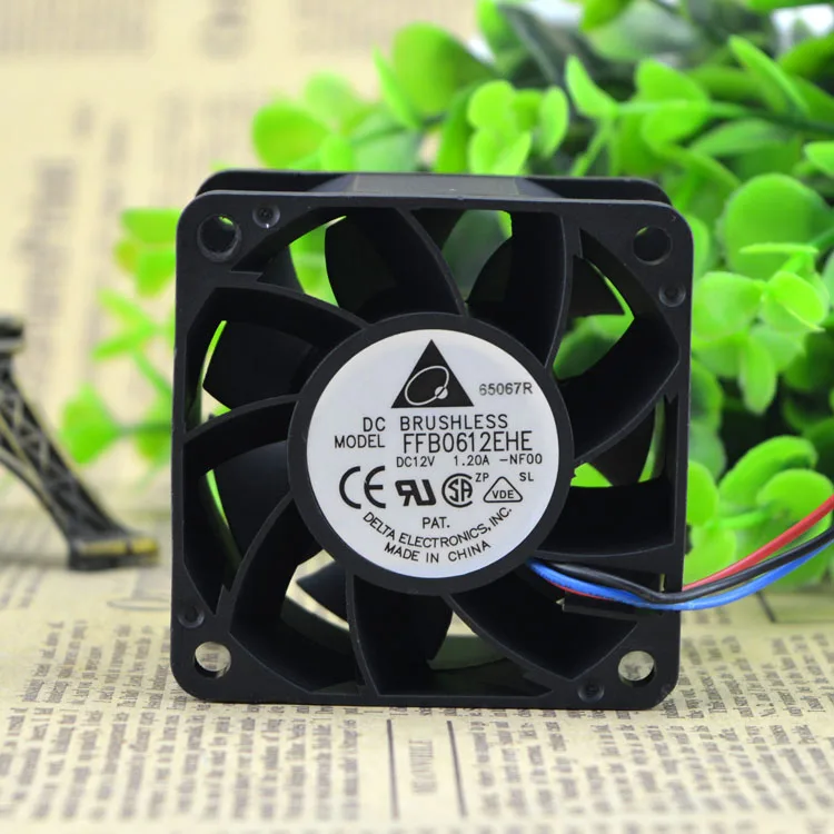 Новый оригинальный 6038 FFB0612EHE 12 В 1.2A двойной шарикоподшипник 6 см большой объем