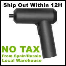 Xiaomi Mijia электрическая отвертка Запатентованная беспроводная 2000 мАч перезаряжаемая батарея 5Н. М крутящий момент 12 шт. S2 Биты PH H SL