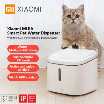 

Xiaomi Mijia Cat Dog Water Fountain Smart App Control Automatic induction Drinking Bowl Quiet Filter 2L Pet Water Dispenser
