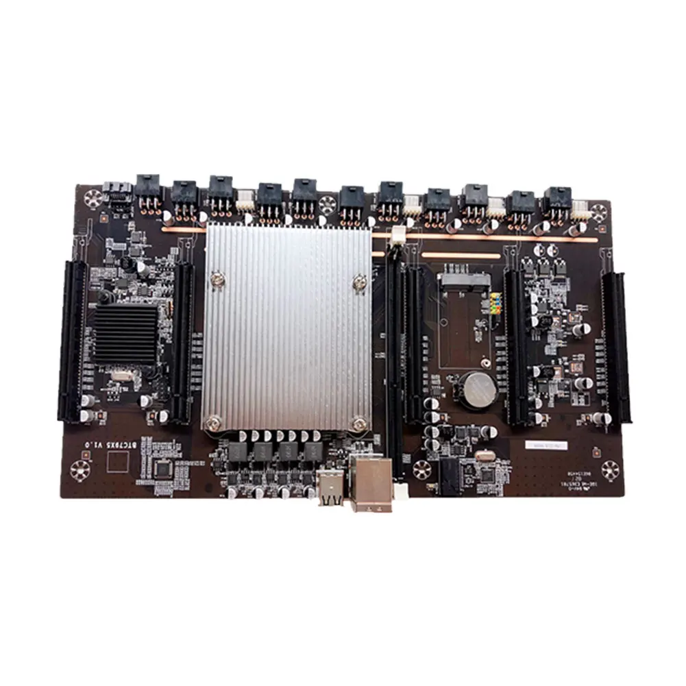 Семейная материнская плата для майнинга разъем ЦП LGA 2011 поддержка 3060 GPU 5 PCIe PCI-E