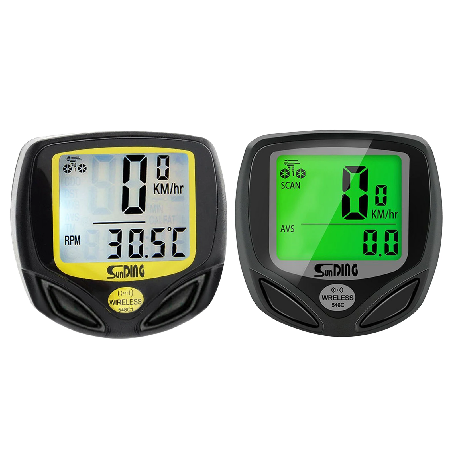 Universal Bike Wireless LCD Digital Odometer Speedometer Tachometer Gauge Meter