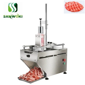 

single roll frozen meat skiver frozen meat cutting machine electric meat slicer lamb planer beef planing machine 60 pcs/min