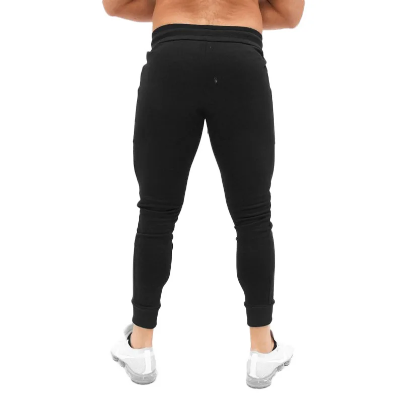 

New Style Muscular Men Fitness Brothers Gymnastic Pants Casual Slim Fit Running Training Drawstring Top Skinny Pants