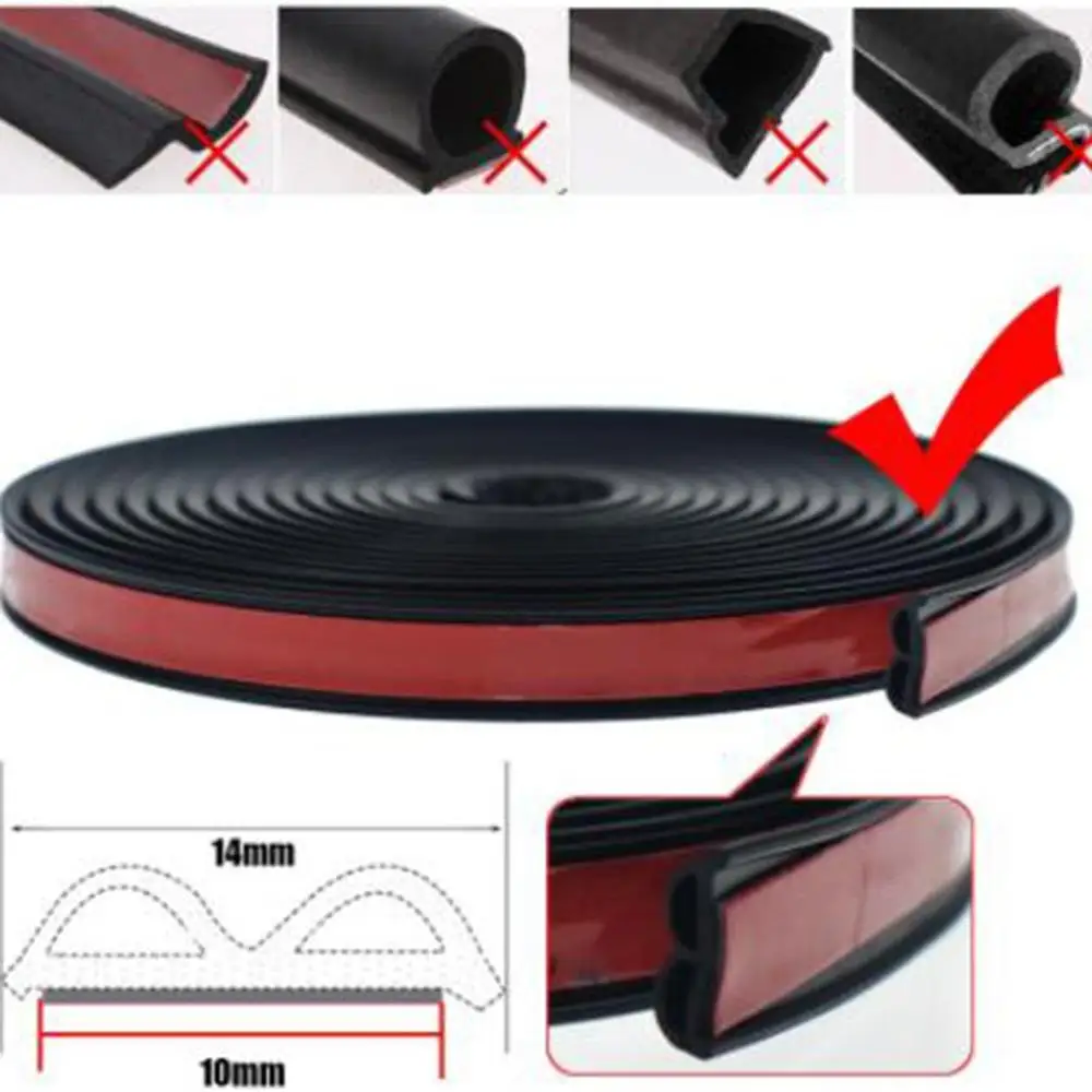 Автомобильная звукоизолированная уплотнительная полоса универсальный ...