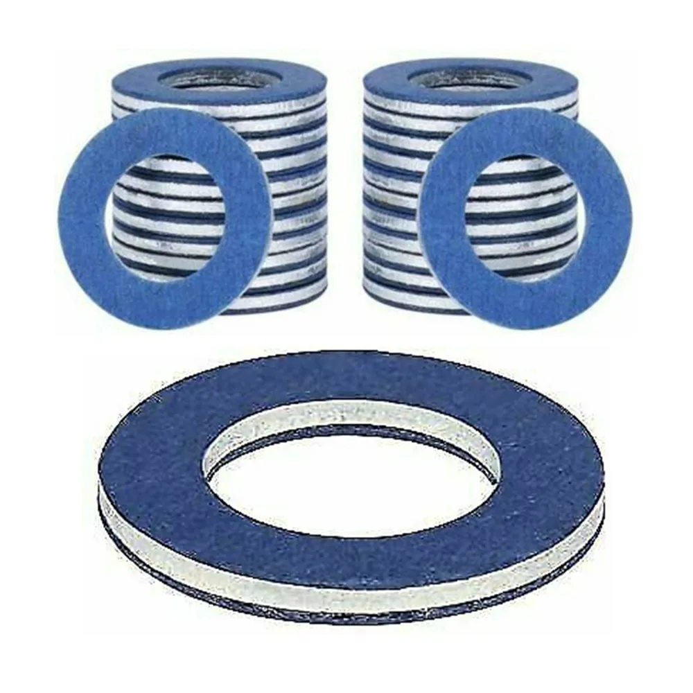 Car Set Of 100 Oil Drain Sump Plug Washers Gasket Hole Auto Replacement Accessories For Toyota OE90430-12031 12mm