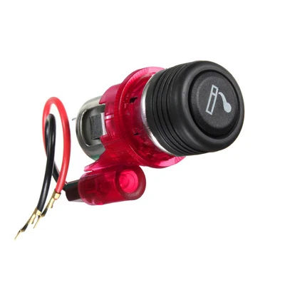 Car Cigarette Lighter in car Outlet Plug Boat Unviersal Power Socket With LED Light 12V 120W free ship