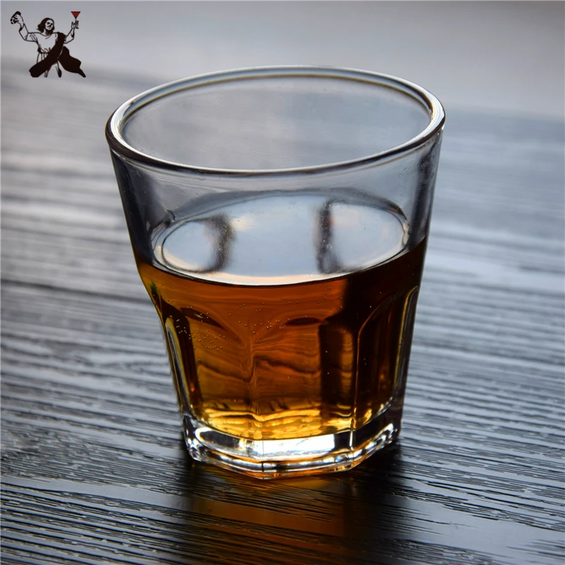

12 Pieces 100ml Toughened Glass Cup Cocktail Glass Whiskey Vodka Shot Glass Drinking Ware Glass Cup Beer Steins Drink Bar Tools