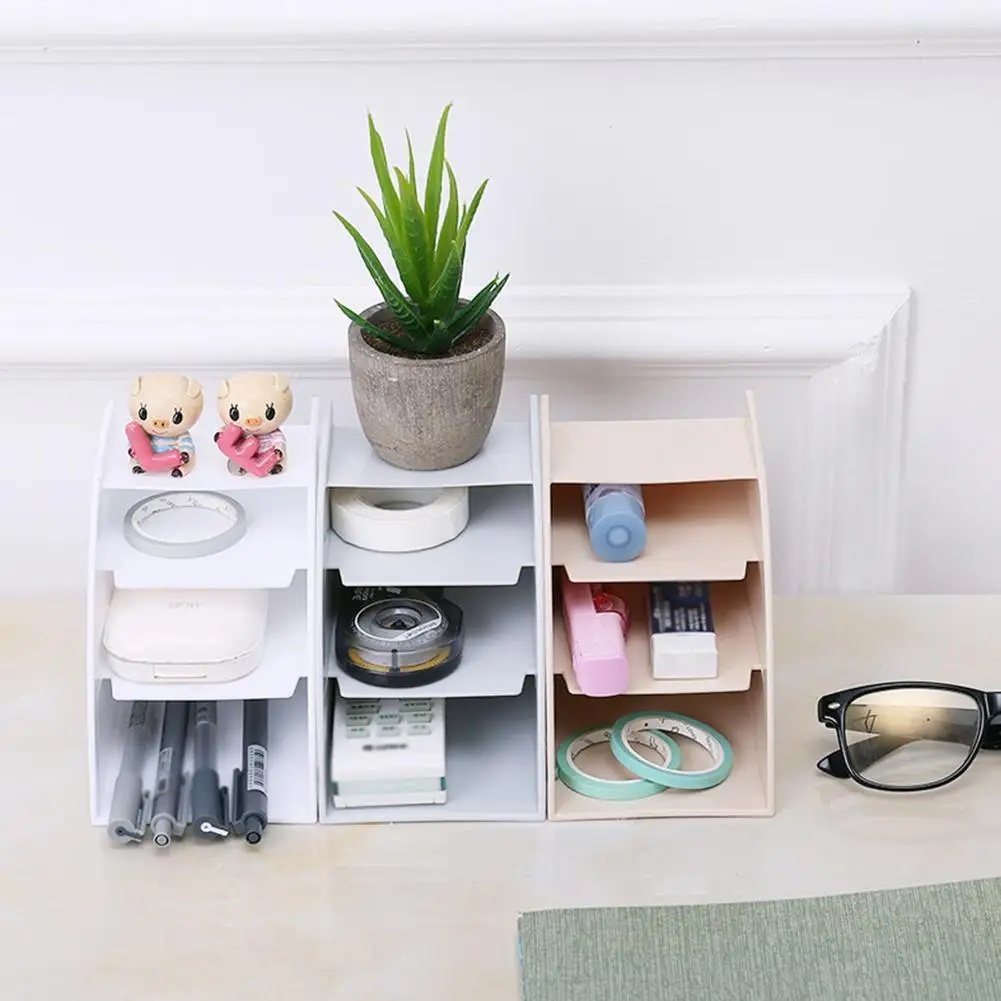 

Storage Box Eco-friendly Plastic Wood TV Air Conditioner Holder Remote Case Organizer Home Storage Control Office Sundries F7Q9