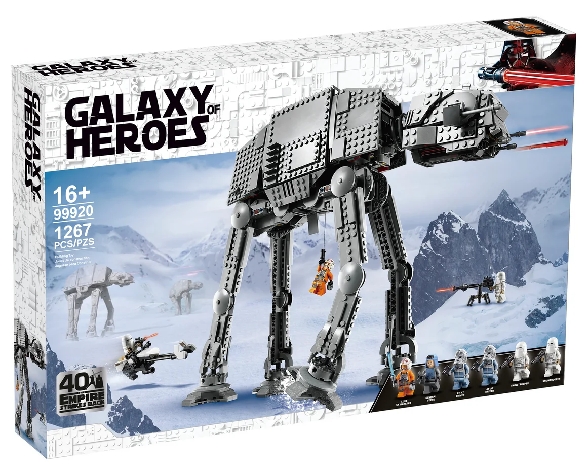 1267 шт. Звездные войны AT-at Walker строительные блоки кирпичи модель сделай сам