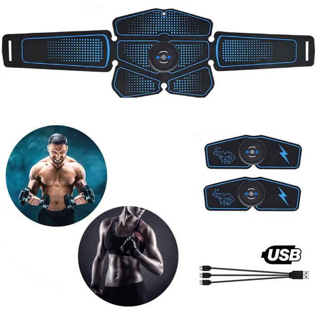 US $28.10 Gym EMS Muscle Electro Stimulator Electrostimulator Abdominal Electric Massager Training Apparatus 