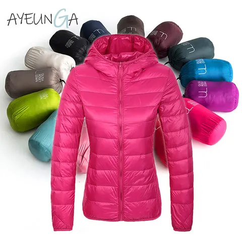 jaqueta ultraleve feminina