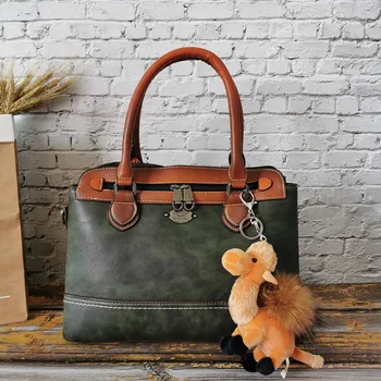 

2019 New Vintage Women Genuine Leather Handbags Satchels Luxury Brand Design Large Capacity Women Shoulder Bags Handbags