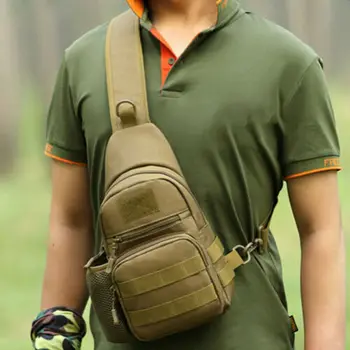

Men Crossbody Tactical Military Chest Bag Sling Messenger Shoulder Pack