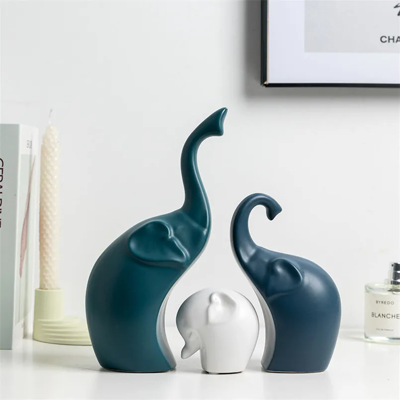 Decoratie set beer beeld groene erwtenplant | Luxury Lifestyle Boutique