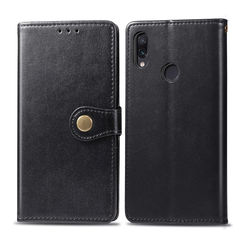 Кожаный чехол-книжка для Xiaomi Redmi Note 7 чехол чехол-накладка Pro Note7 | Мобильные