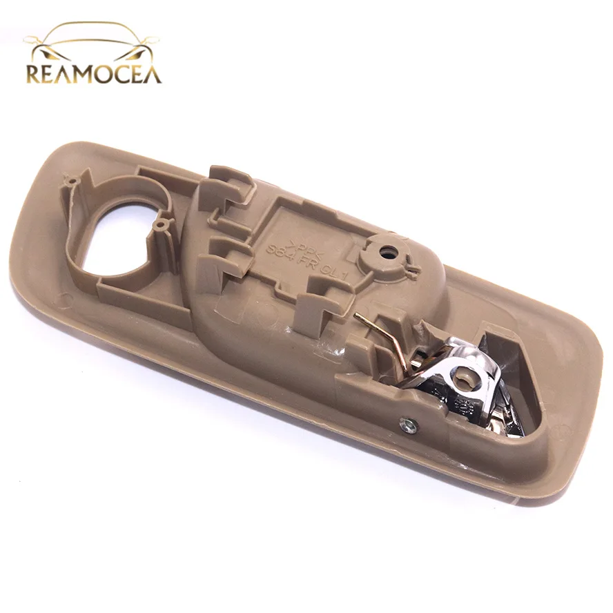 Reamocea 72165-S84-A01ZC 72165S84A01ZC передняя левая сторона водителя внутренняя бежевая дверная ручка для Honda соглашение о Одиссее LHD 1999 2004