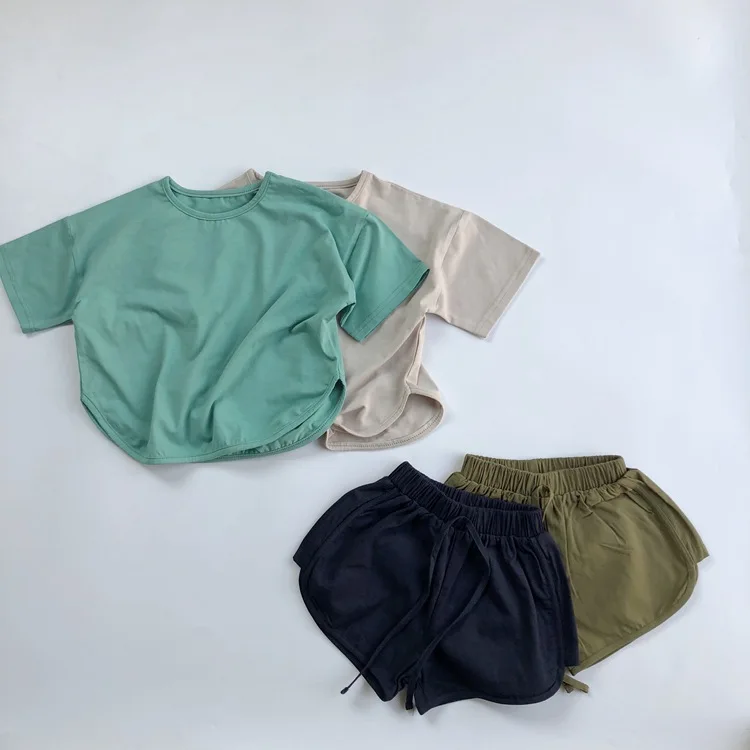 Korean Style Summer Kids Clothes Baby Boys Pure Color Shorts Casual Children Shorts Kids Shorts
