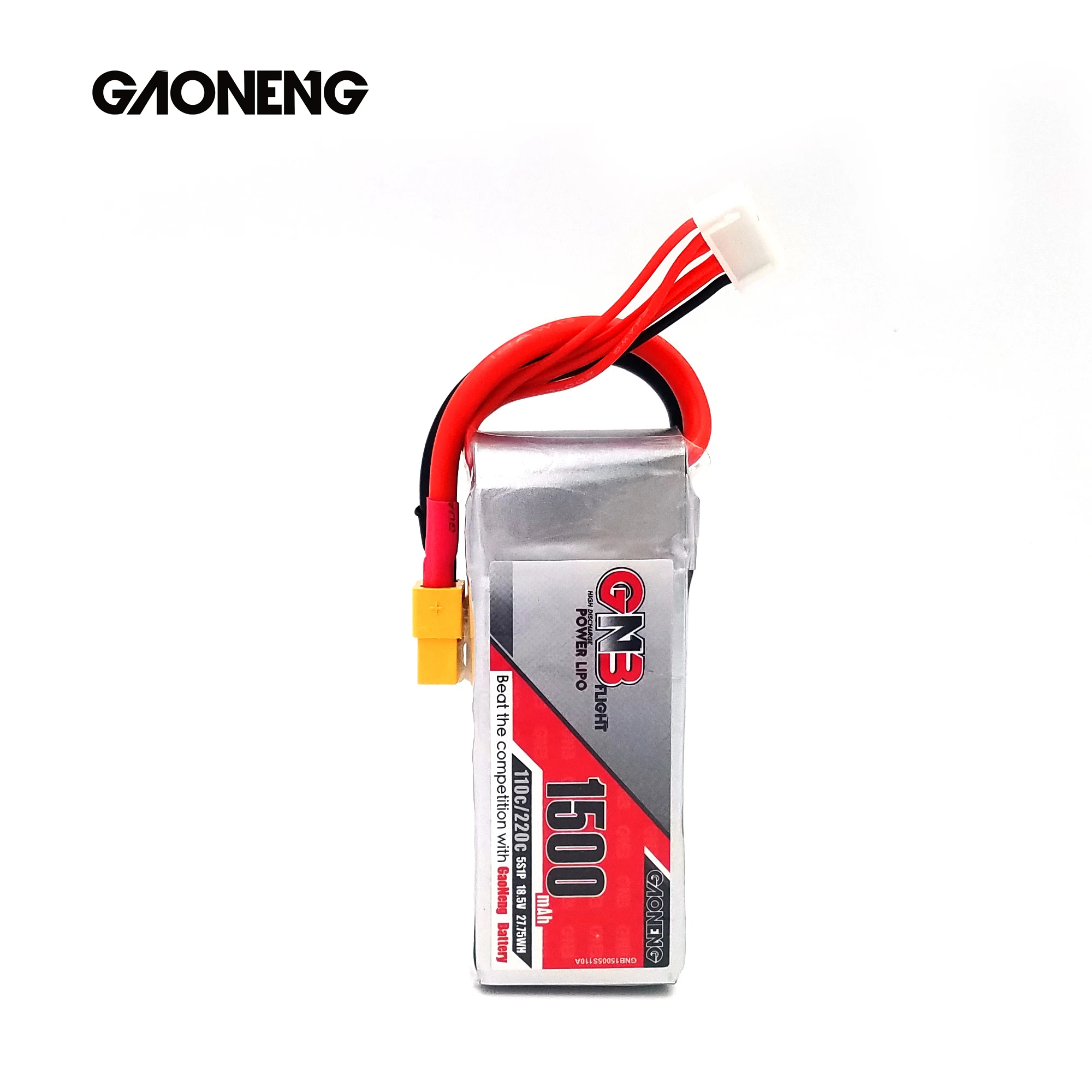 2 шт. GAONENG GNB 18,5 в 1500 мАч 5s 110C 220C аккумуляторная батарея Lipo для RC FPV Racing Cine Whoop BetaFPV Дрон