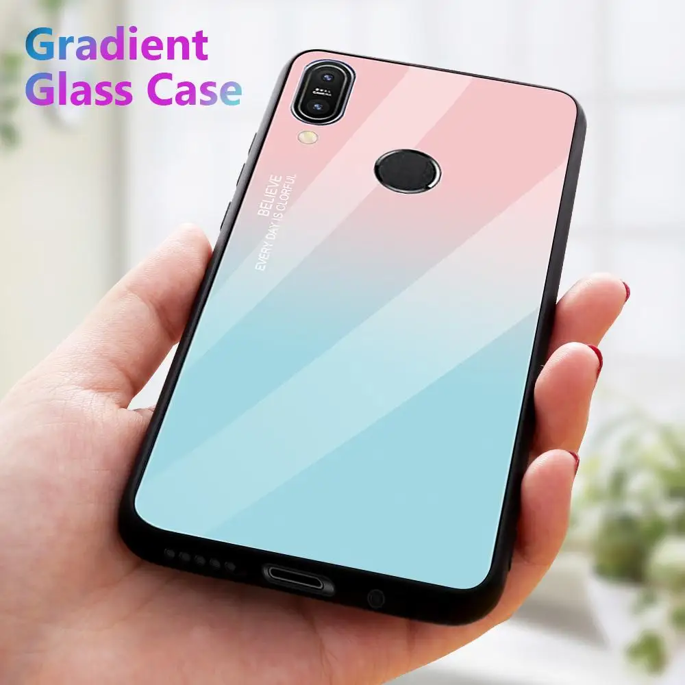Закаленное стекло чехол для телефона Asus Zenfone Max Pro M1 ZB602KL ZB601KL M2 ZB631KL ZB633KL Фламинго Сова небо узор чехол