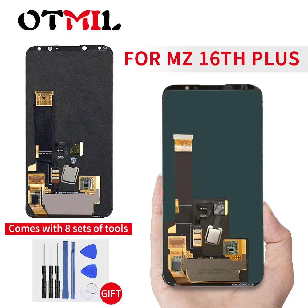 

6.5" AMOLED For Meizu 16th Plus LCD Display Touch Screen Digitizr For MEIZU 16th Plus Display For Meizu 16+Plus phone lcd Screen